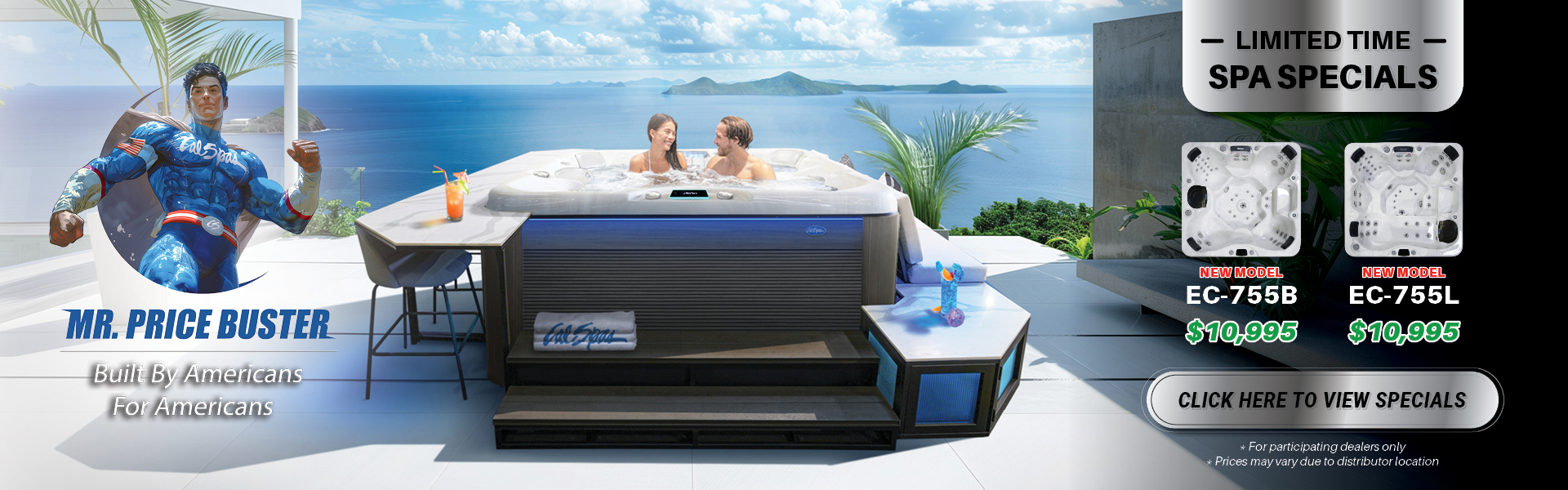Calspas hot tub being used in a family setting - Owensboro